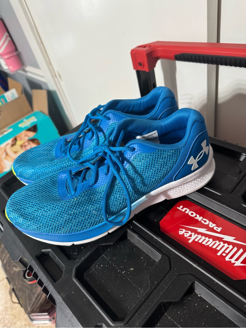 Under Armour Bright Blue Athletic Shoes